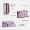 imageCoach Quilted Tabby Shoulder Bag 26 with ChainSoft Purple