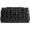 imageCoach Quilted Tabby Shoulder Bag 26 with ChainV5Black