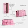imageCoach Quilted Tabby Shoulder Bag 26 with ChainVivid Pink