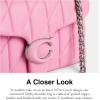 imageCoach Quilted Tabby Shoulder Bag 26 with ChainVivid Pink