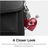imageCoach Resin Heart with Arrow Bag Charm