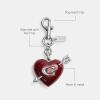 imageCoach Resin Heart with Arrow Bag Charm