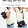 imageCoach Soft Tabby Shoulder BagB4Black