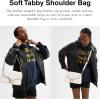 imageCoach Soft Tabby Shoulder BagB4Chalk