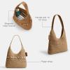 imageCoach Womens Straw Brooklyn Shoulder Bag 28B4Natural