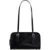 imageCoach Crinkle Patent Swing Zip Bag LHBlack