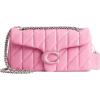 imageCoach Quilted Tabby Shoulder Bag 26 with ChainVivid Pink