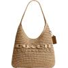 imageCoach Womens Straw Brooklyn Shoulder Bag 28B4Natural