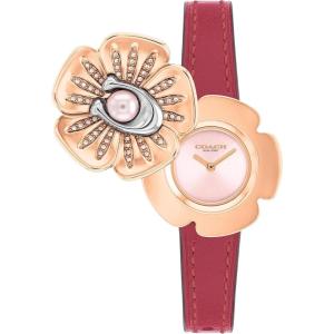 imageCOACH Tearose Womens Watch  A Feminine Design with a Touch of Playfulness  Stylish Timepiece for Her  Water ResistantRouge