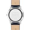imageCOACH Elliot Womens Quartz Watch 2H Movement Leather Strap  WaterResistant to 3ATM  Modern Minimalist  Gift for Her 36mmBlue