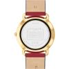 imageCOACH Elliot Womens Quartz Watch 2H Movement Leather Strap  WaterResistant to 3ATM  Modern Minimalist  Gift for Her 36mmRed