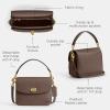 imageCoach Coated Canvas Signature Cassie Crossbody 19B4Dark Stone