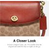 imageCoach Coated Canvas Signature Cassie Crossbody 19Tan Rust