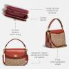 imageCoach Coated Canvas Signature Cassie Crossbody 19Tan Rust