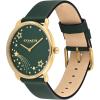 imageCoach Elliot Womens Quartz Watch 2H Movement Leather Strap  WaterResistant to 3ATM  Modern Minimalist  Gift for Her 36mmGreen