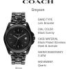 imageCoach Greyson Womens Watch  Enhancing Elegance for Every Event  Water ResistantBlack Sunray