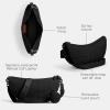 imageCoach Hall Soft Sling Bag 45 in Signature JacquardBlack