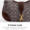 imageCoach Hamptons Hobo Bag in Signature Jacquard B4Oak Maple