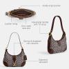 imageCoach Hamptons Hobo Bag in Signature Jacquard B4Oak Maple