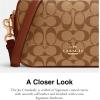 imageCoach Unisex Jes CrossbodyKhaki Saddle