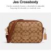 imageCoach Unisex Jes CrossbodyKhaki Saddle