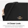imageCoach Unisex Jes CrossbodyRich Black