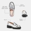 imageLevis Womens Leah Metallic Leather LoaferSilver