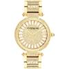 imageCoach Cary Watch for Women  2H Quartz Bracelet Watch with Crystals on The Dial  Water Resistant 3 ATM30 Meters  Gift for Her  Timeless Elegance Perfect for Day or Night  34mmGold Plated