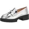 imageLevis Womens Leah Metallic Leather LoaferSilver