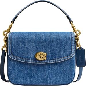 imageCoach Coated Canvas Signature Cassie Crossbody 19B4Deep Blue