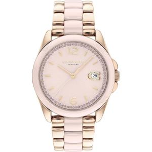 imageCoach Greyson Womens Watch  Enhancing Elegance for Every Event  Water ResistantCarnation