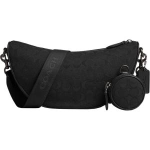 imageCoach Hall Soft Sling Bag 45 in Signature JacquardBlack