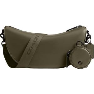imageCoach Mens Hall Soft Sling Bag Black One SizeGreen