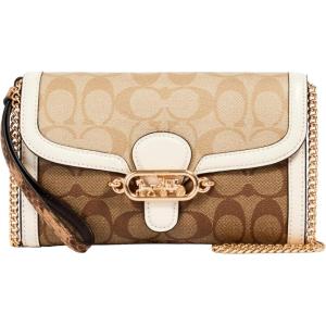 imageCoach Signature Blocking Exotic Mix Jade Chain Crossbody