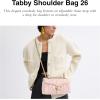 imageCoach Tabby Shoulder Bag 26B4Blush
