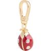 imageCoach Womens Collectible Signature Stone Jewelry CharmLadybug RedGold