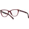 imageCoach Womens Hc6202u Universal Fit Square Prescription Eyewear FramesTransparent RedDemo Lens
