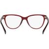 imageCoach Womens Hc6202u Universal Fit Square Prescription Eyewear FramesTransparent RedDemo Lens
