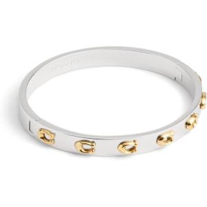 imageCoach Pegged C Logo Hinged Bangle BraceletTwoTone