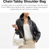 imageCoach Chain Tabby Shoulder Bag with Sketch Print LHChalk Multi