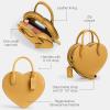 imageCoach Heart Crossbody Bag B4Honey Comb