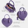 imageCoach Heart Crossbody Bag B4Light Purple