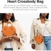 imageCoach Heart Crossbody Bag B4Washed Orange