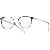 imageCoach Mens Hc5157 Rectangular Prescription Eyewear FramesShiny BlackDemo Lens