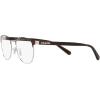 imageCoach Mens Hc5157 Rectangular Prescription Eyewear FramesShiny SilverDark TortoiseDemo Lens