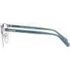 imageCoach Mens Hc5157 Rectangular Prescription Eyewear FramesShiny SilverNavyDemo Lens
