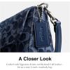 imageCoach Soft Tabby Shoulder Bag in Signature Denim LHDeep Blue Multi