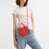 imageCoach Womens Glovetanned Leather Heart Shape BagB4Carmine