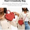imageCoach Womens Glovetanned Leather Heart Shape BagB4Carmine