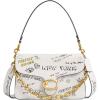 imageCoach Chain Tabby Shoulder Bag with Sketch Print LHChalk Multi